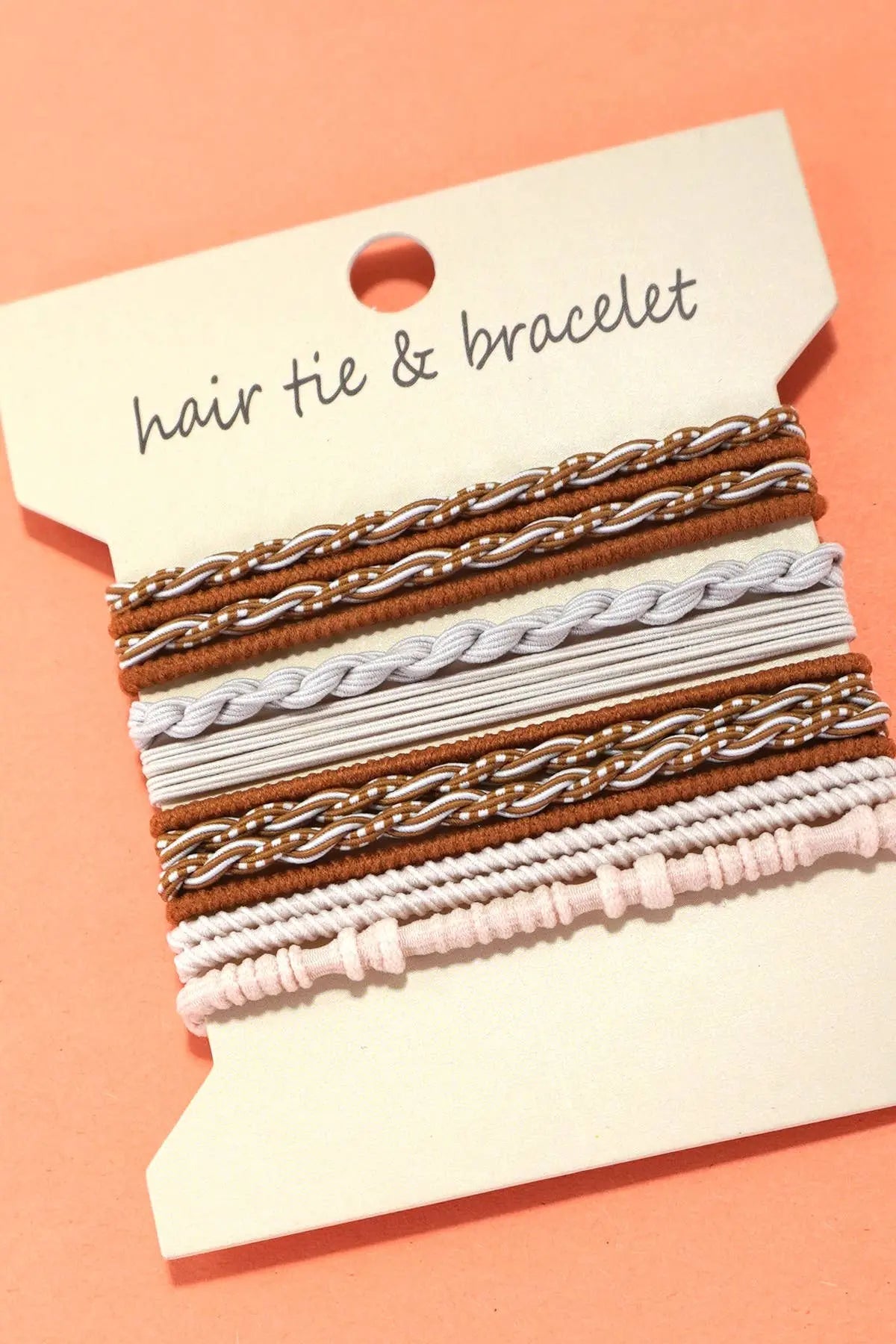 Boho Dual Function Knot Bracelet Hair Ties JOSSLYN by wall to wall