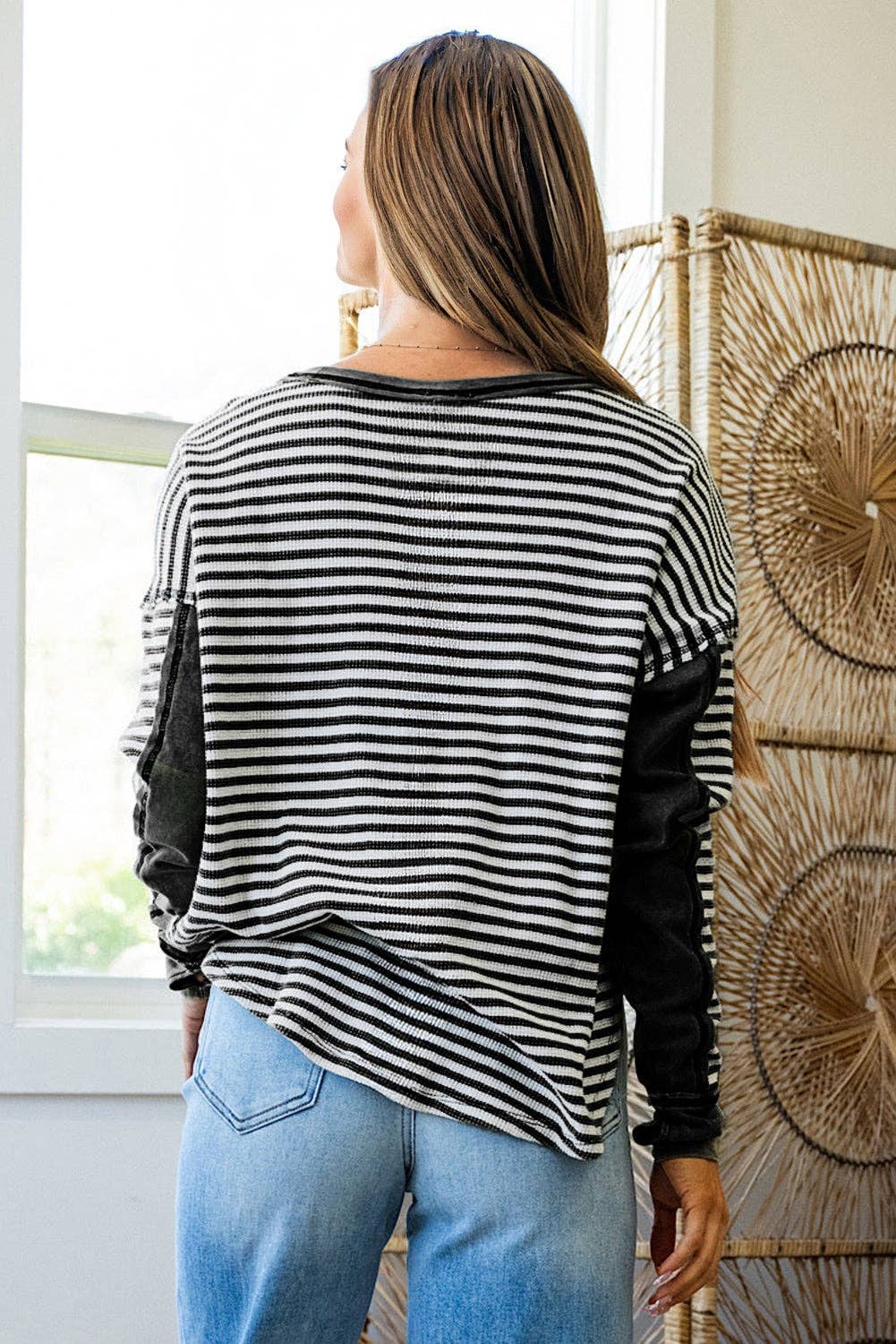 Stripe Thermal Top