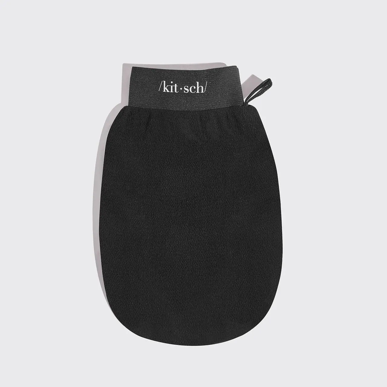 KITSCH Exfoliating Glove - Black - Deep Cleansing Body Scrubber KITSCH