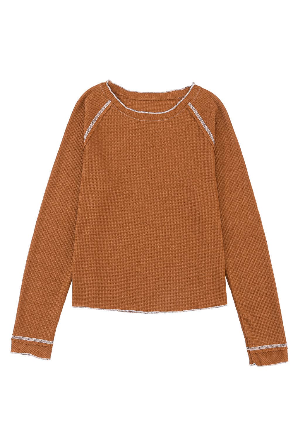 Lovesoft Women's Textured Long Sleeve Top - Green Lovesoft