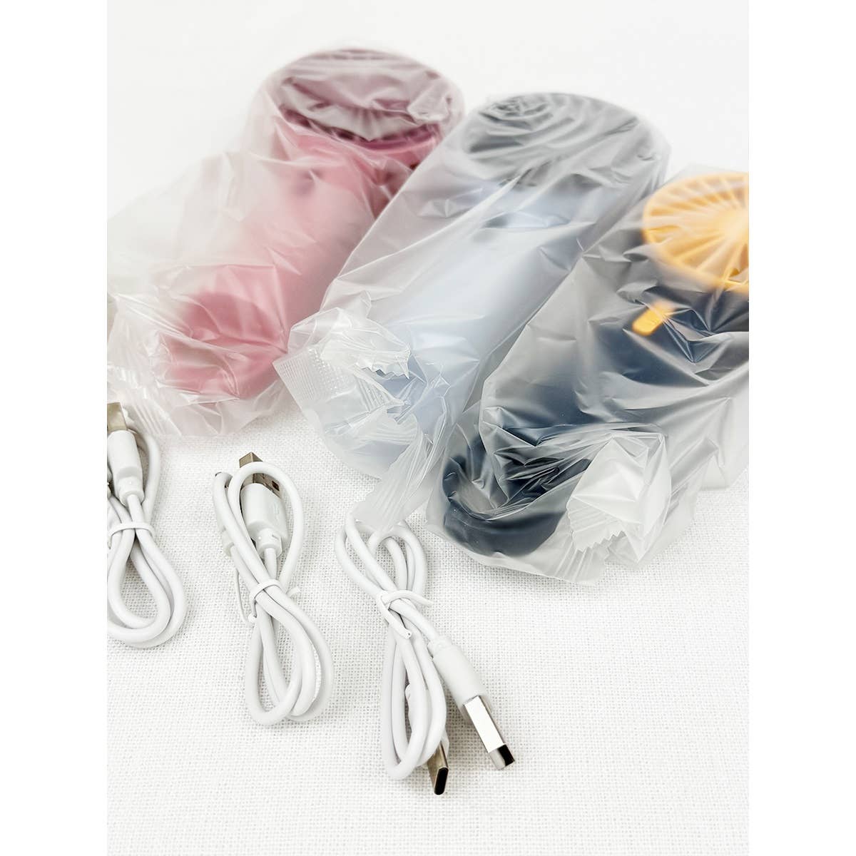 Love and Repeat - Portable Hand Fan with Pull out Stand