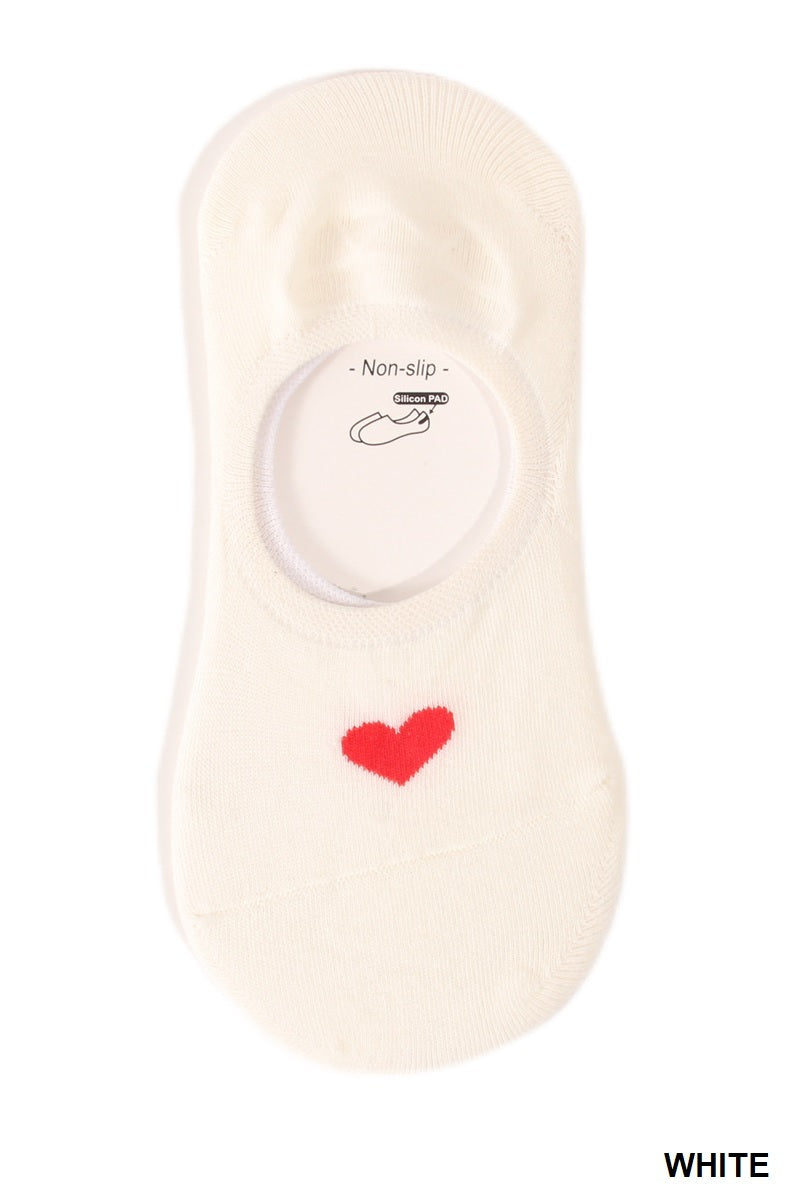 Lovey Heart Invisible Socks