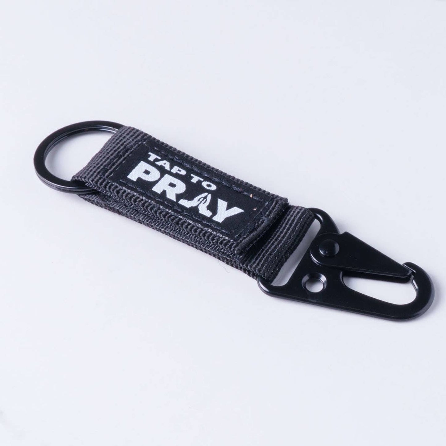 Versible - Tap To Pray™ Tactical Carabiner Keychain - Black