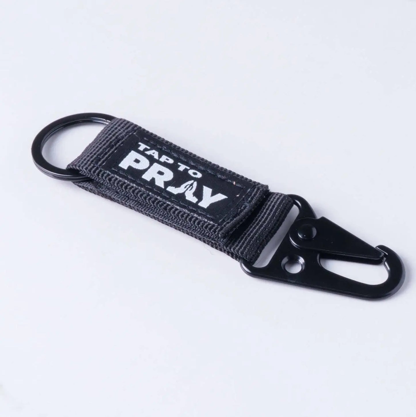 Versible - Tap To Pray™ Tactical Carabiner Keychain - Black Versible
