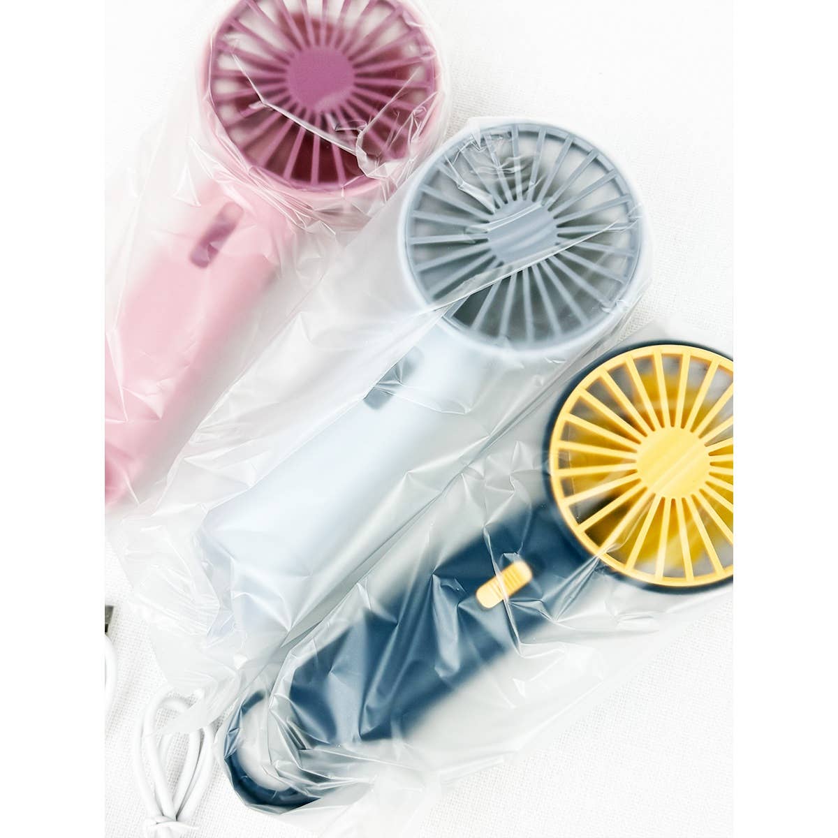 Love and Repeat - Portable Hand Fan with Pull out Stand