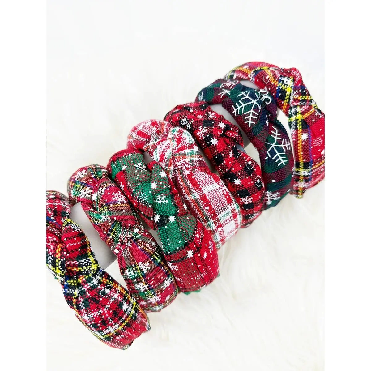 Christmas Theme Knotted Headbands Love and Repeat
