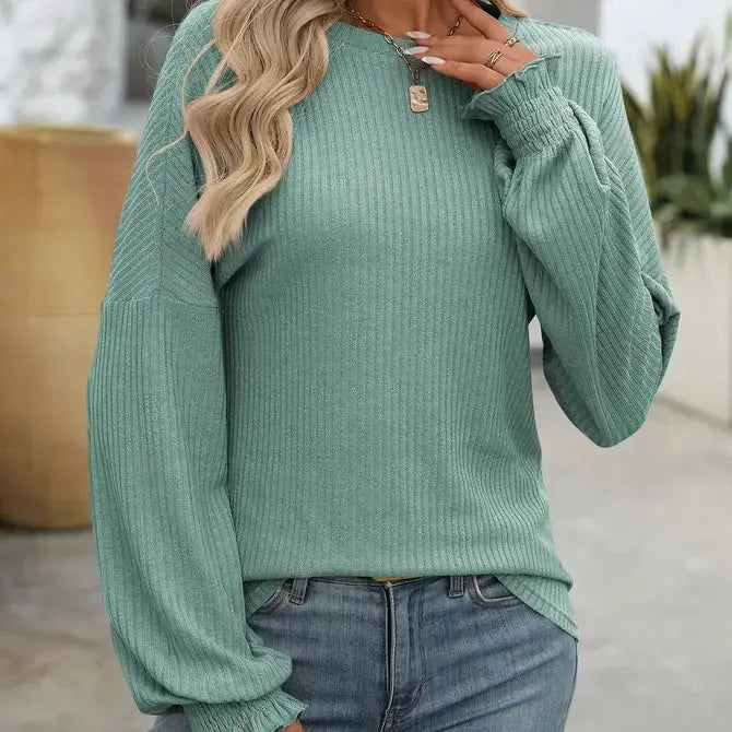 Long-Sleeved Sweater Top