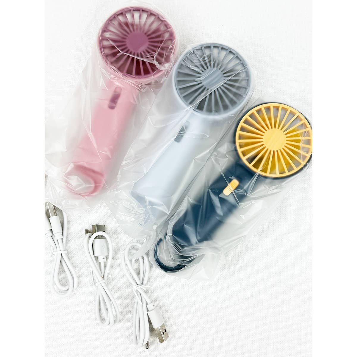 Love and Repeat - Portable Hand Fan with Pull out Stand