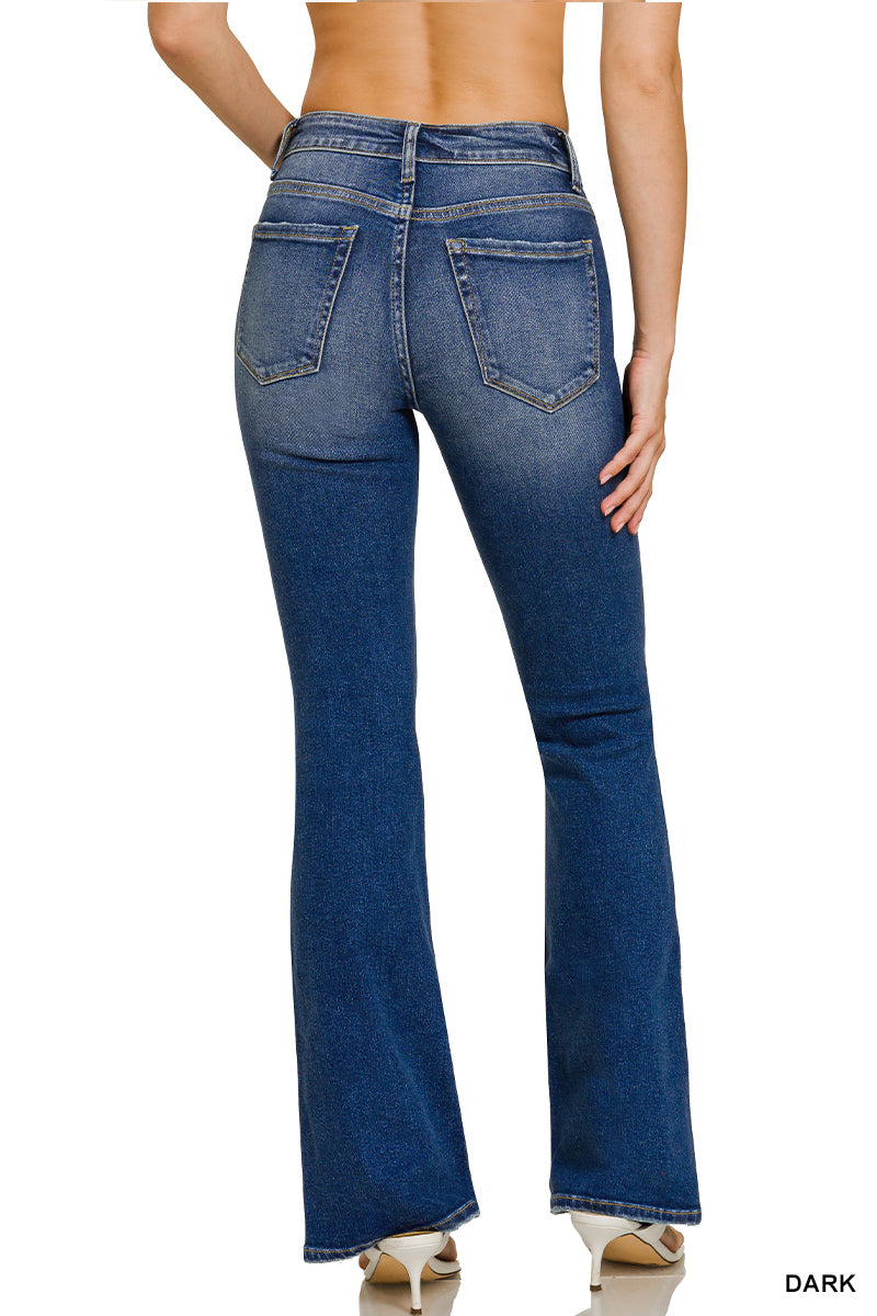 Dark Wash Bootcut Denim Pants