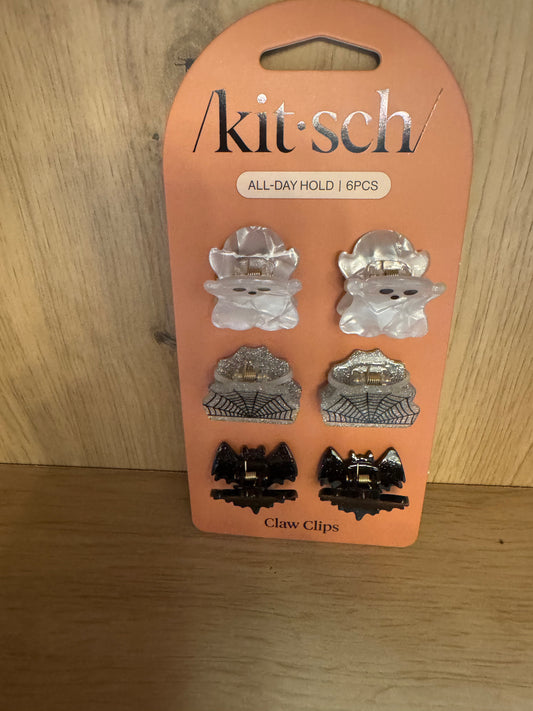 Halloween Mini Claw Clips 6pc Set