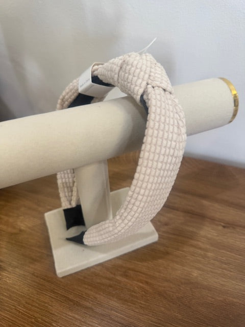 Waffle Texture Knotted Headband