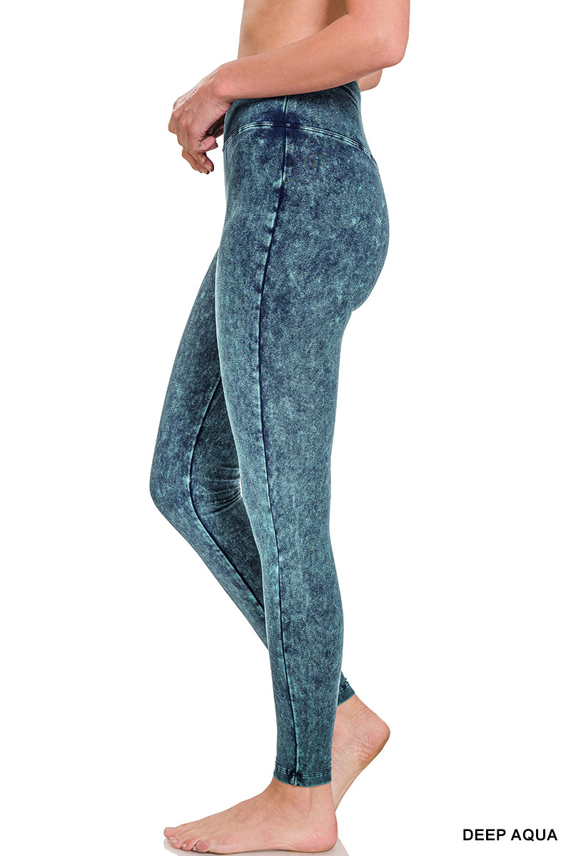 Washed Yoga Leggings