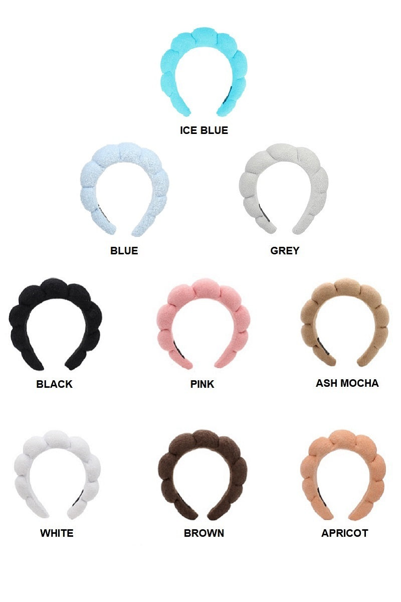 Spa Sponge Terry Towel Headband
