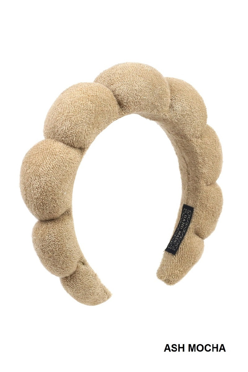 Spa Sponge Terry Towel Headband
