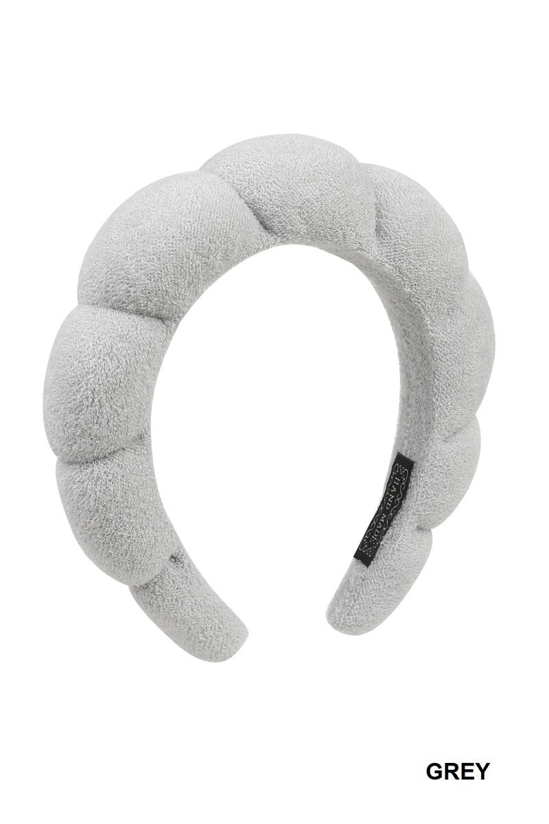 Spa Sponge Terry Towel Headband