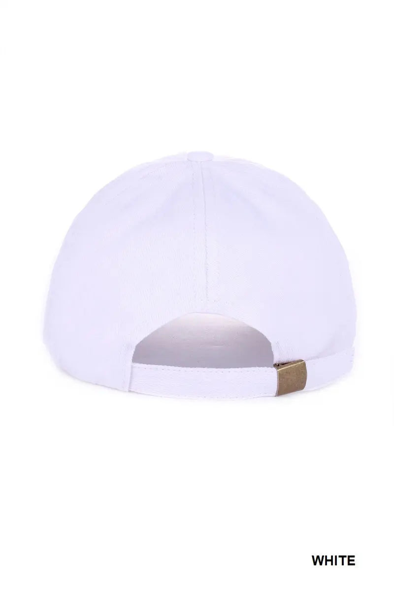 Mama Chenille Patch Baseball Hat - Adjustable Cotton Cap Zenana