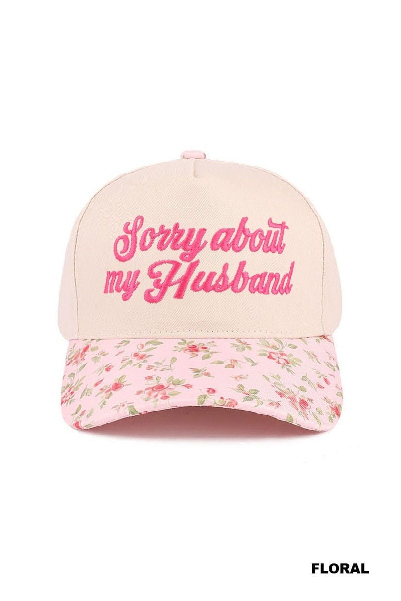 SORRY ABOUT MY HUSBAND HAT