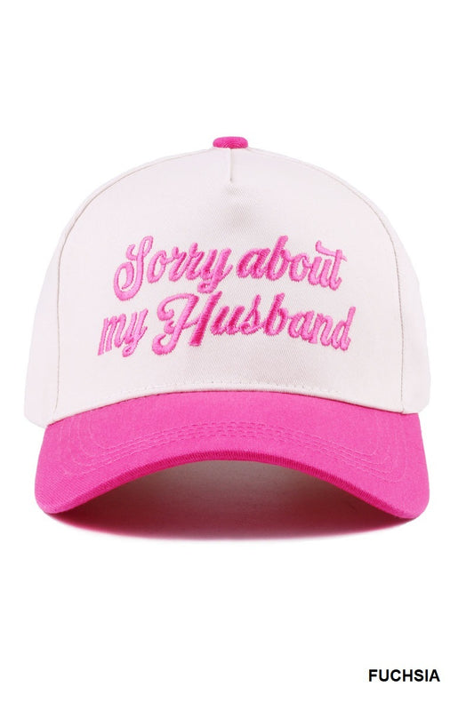 SORRY ABOUT MY HUSBAND