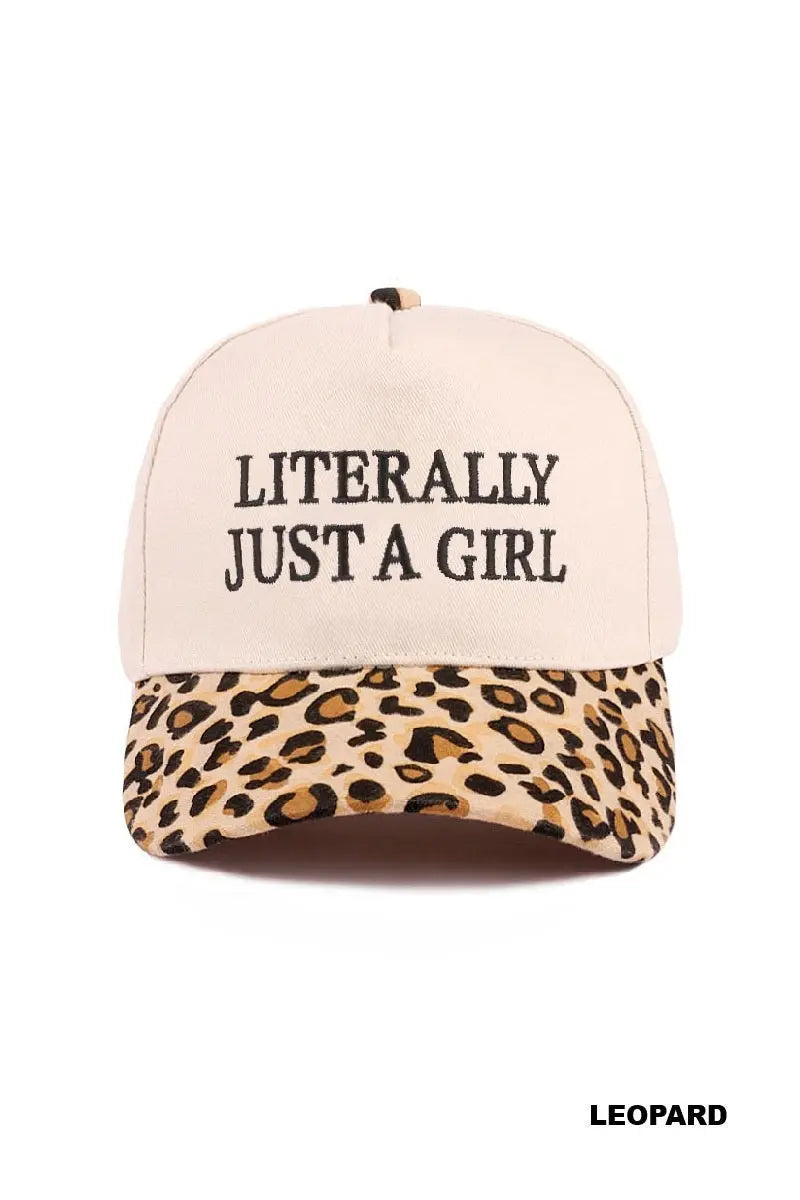 Literally Just A Girl Hat Zenana