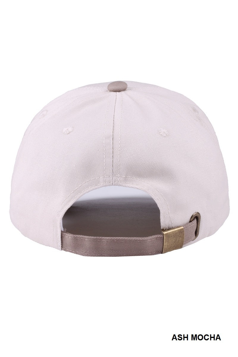 Mama Two Tone Canvas Cotton Cap