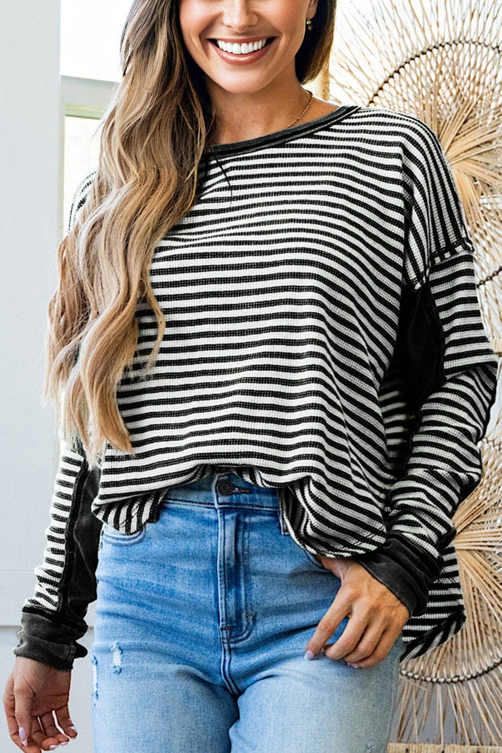 Stripe Thermal Top