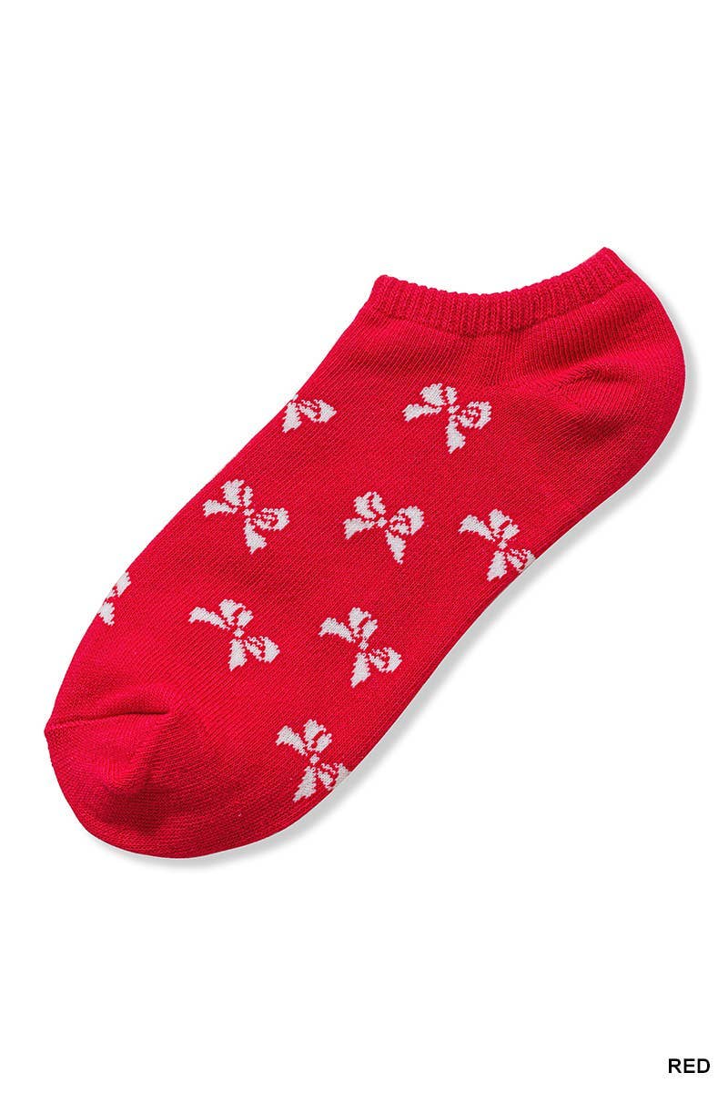 Ribbon Printed Socks
