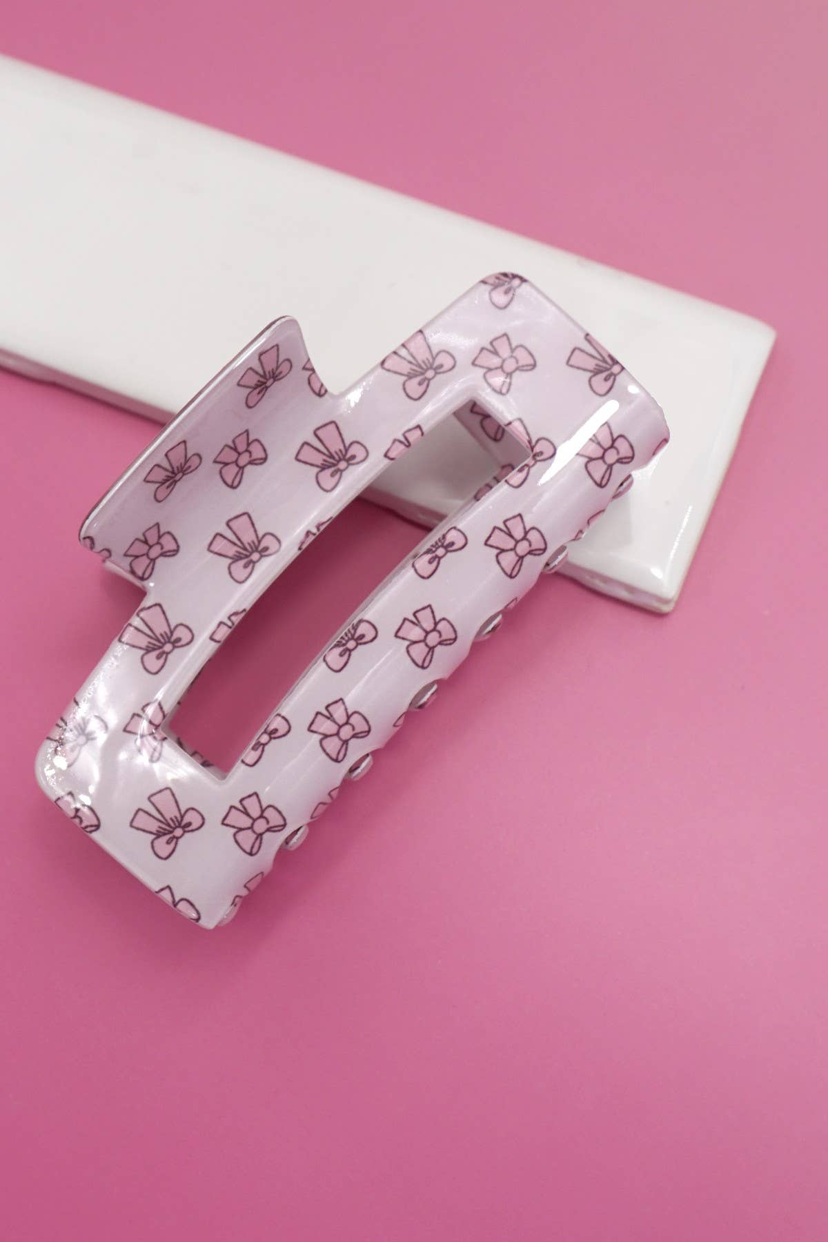Jumbo Fun Bow Design Hair Claw Clips