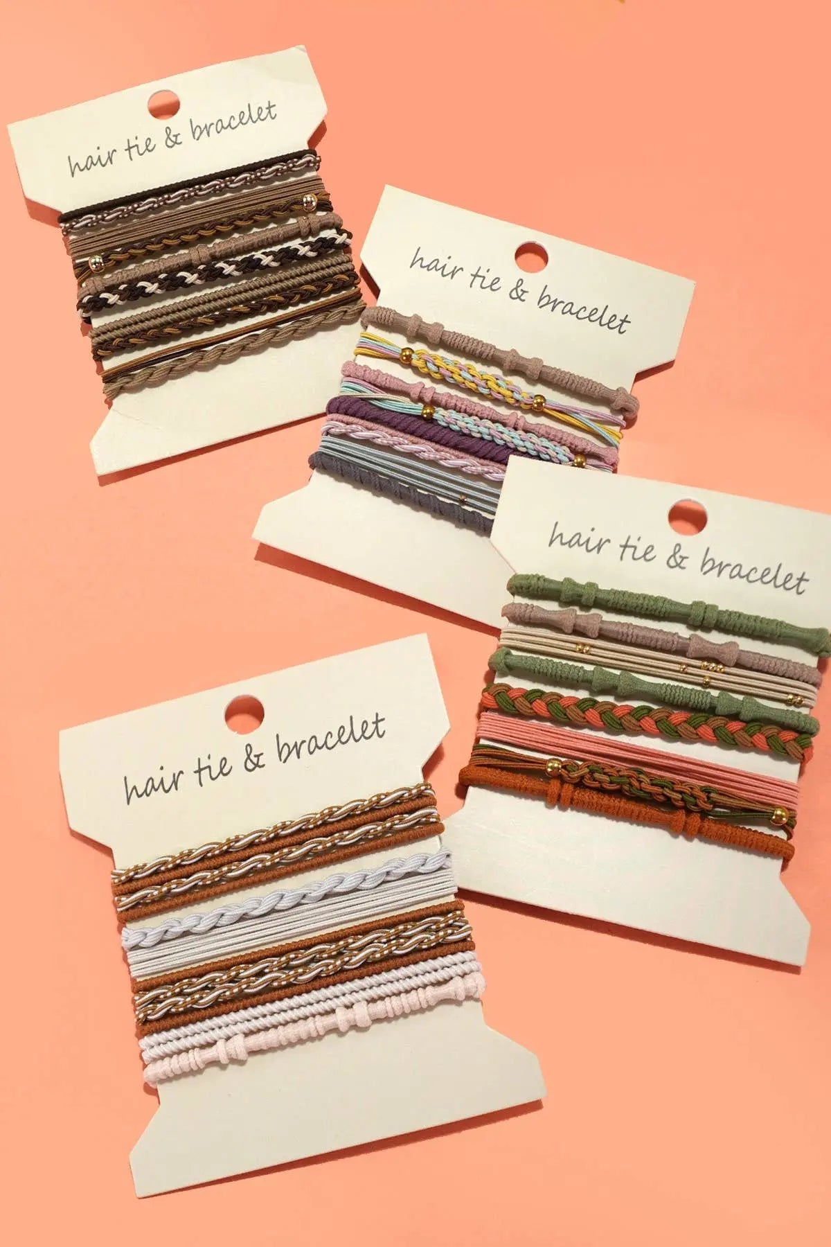Boho Dual Function Knot Bracelet Hair Ties JOSSLYN by wall to wall