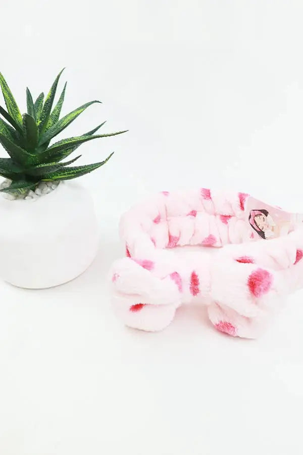 Polka Dot Print Shower Headwrap Love and Repeat