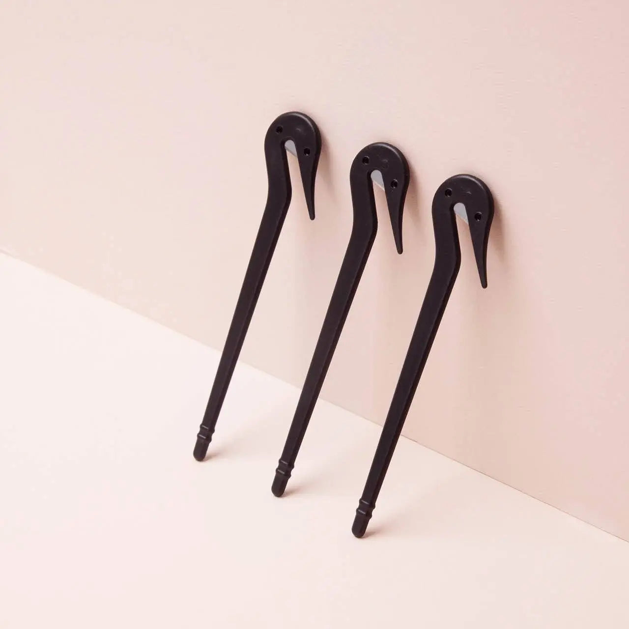 KITSCH - Eco-Friendly Elastic Cutters 3pc Set - Black KITSCH