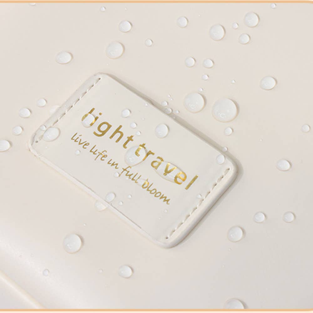 Wholesalesir - PU Handheld Large Capacity Travel Portable Cosmetics Storage