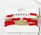 GAMEDAY layered Stretch Bracelets