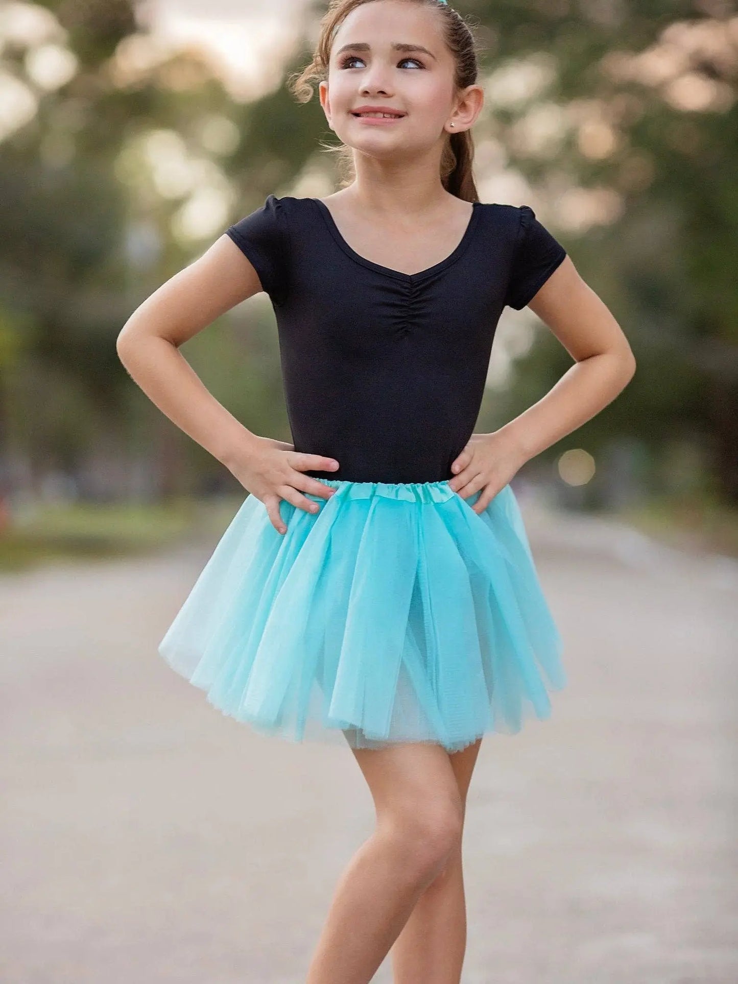 Classic Tutu Skirt for Baby, Girls, Teens & Women | Soft Layered Tulle Tutu | Orange Girls 4-8 The Hair Bow Company