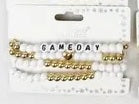GAMEDAY layered Stretch Bracelets