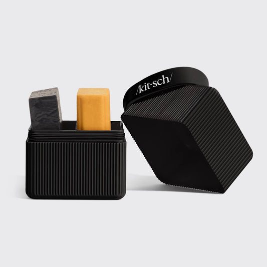 KITSCH - 2-Compartment Travel Case - Black