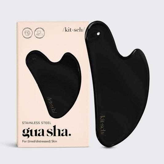 KITSCH - Stainless Steel Gua Sha - Matte Black