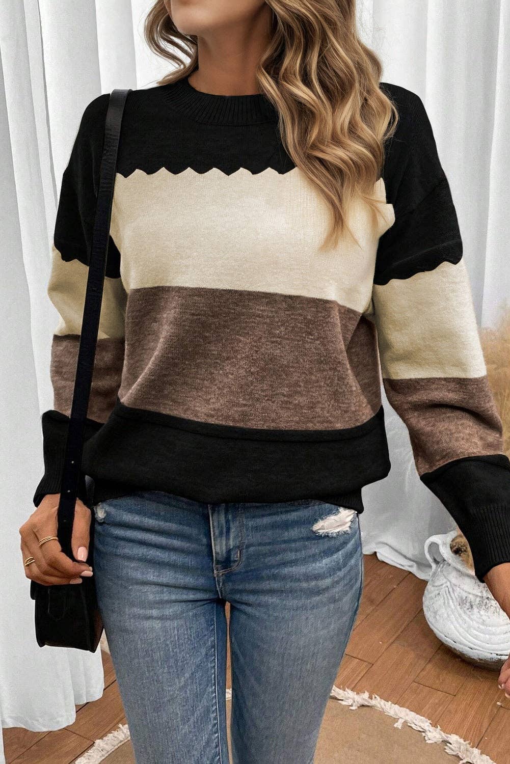 Colorblock Sweater