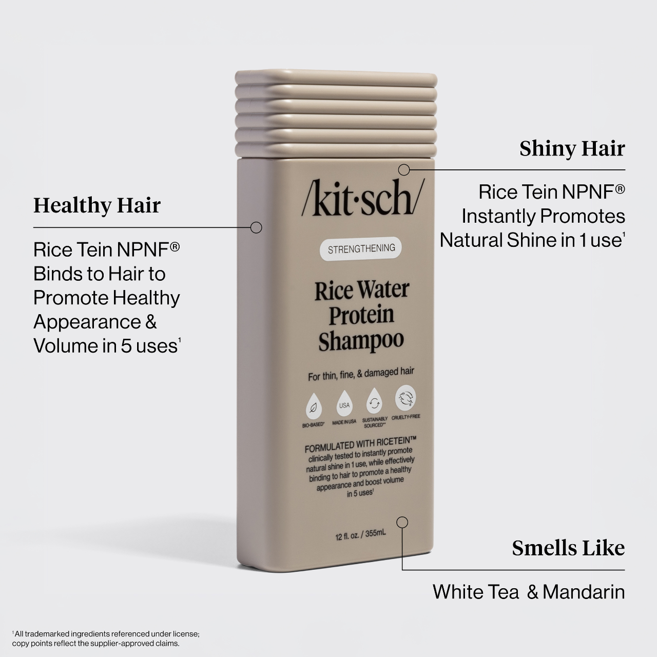 KITSCH - Strengthening Rice Water Shampoo & Conditioner Combo