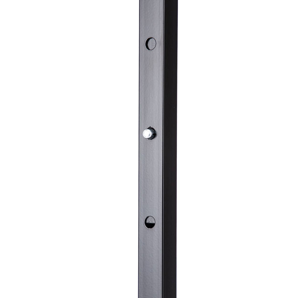 Store Supply Warehouse - 4-Way Black Clothing Rack With Slant Arms