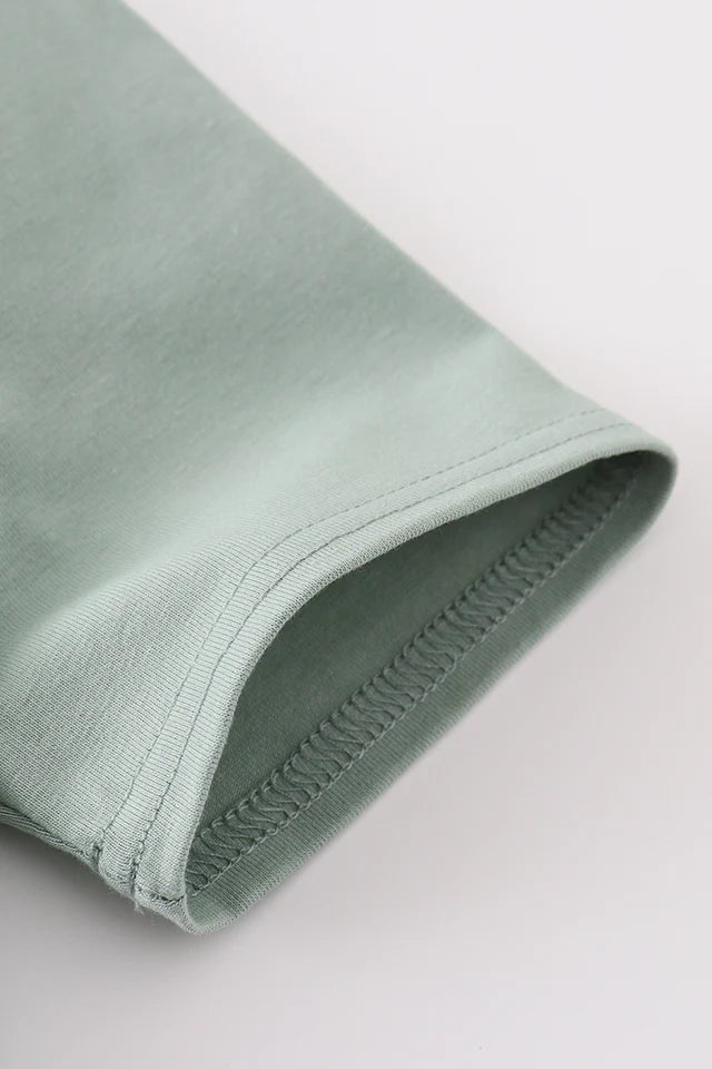 Toddler Boy's Sage Sand Dollar Embroidery Shirt - Size 2