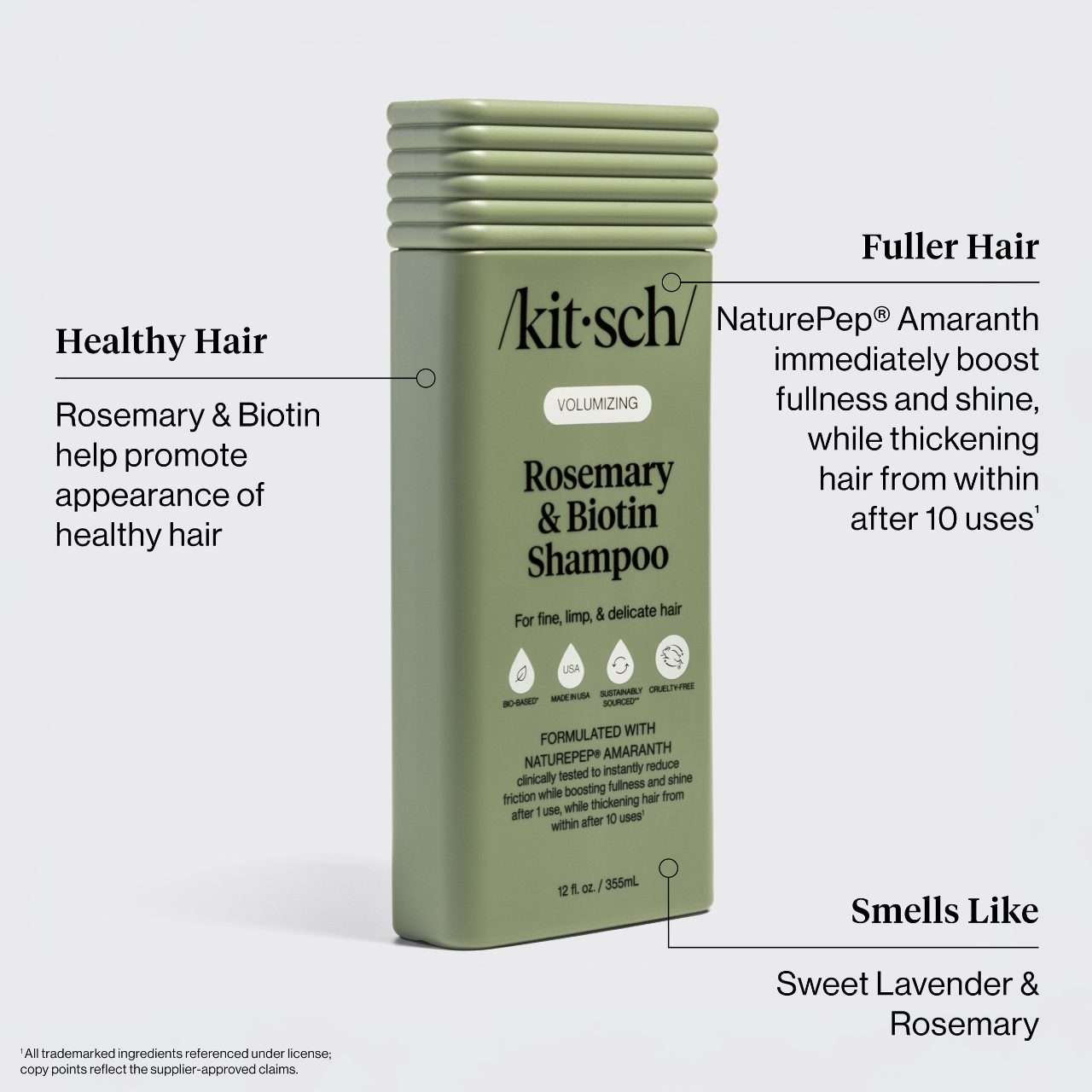 KITSCH - Volumizing Rosemary & Biotin Shampoo