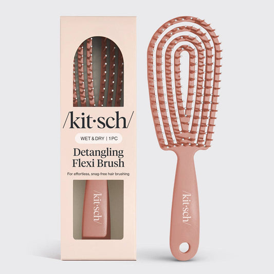 KITSCH - Detangling Flexi Brush - Terracotta