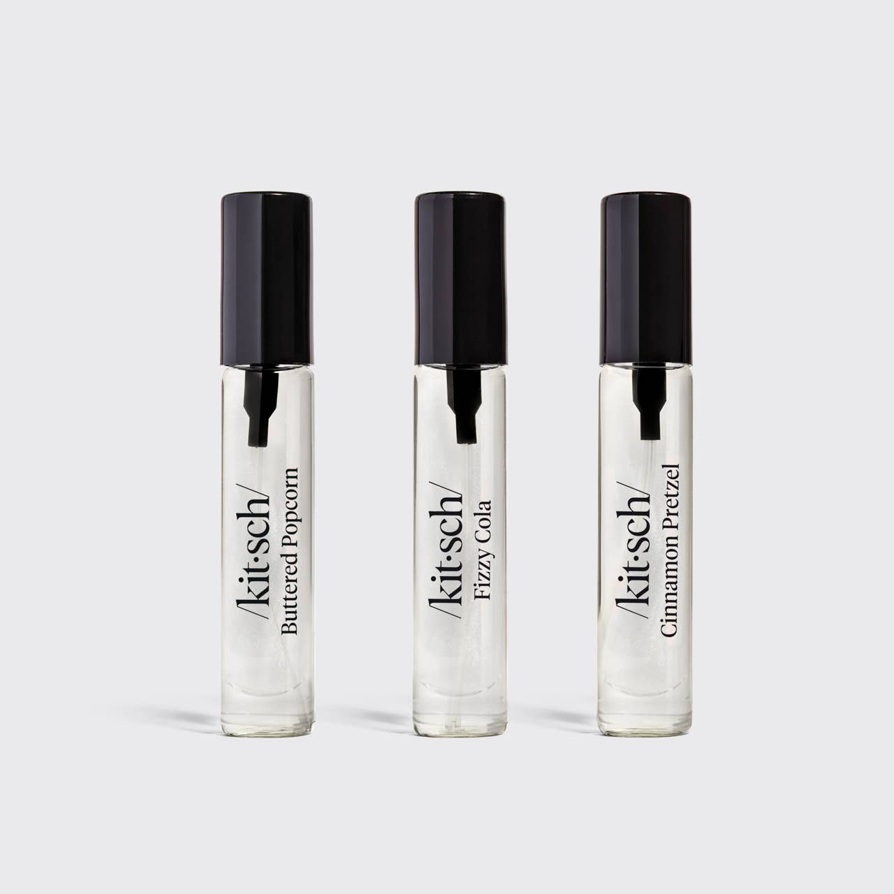 KITSCH - Movie Theater Hair Perfume Trio Set - Buttered Popcorn, Fizzy Cola, Cinnamon Pretzel