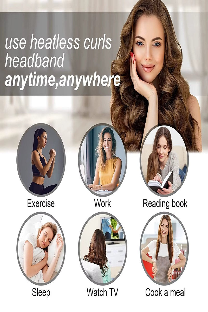 Heatless Hair Curler Curling Set