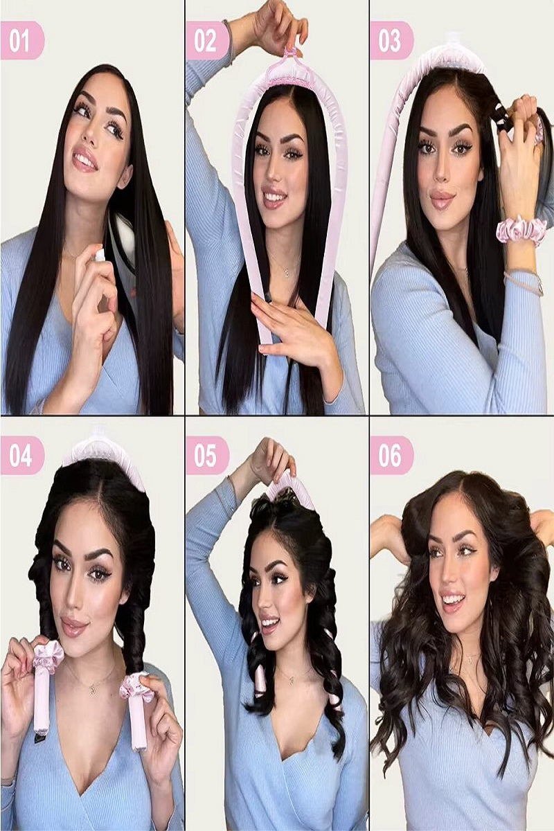 Heatless Hair Curler Curling Set