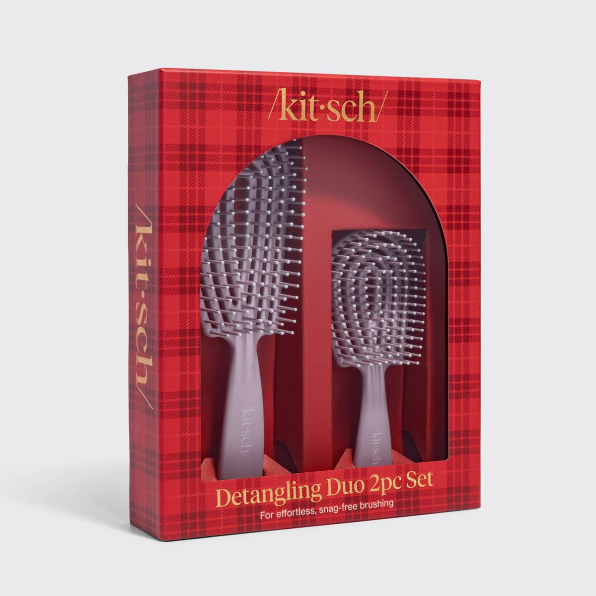KITSCH - Detangling Duo 2pc Set - Soft Violet