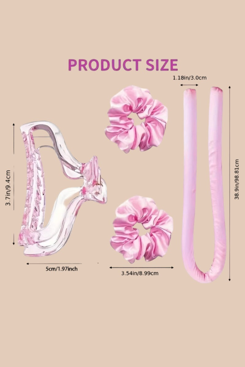 Heatless Hair Curler Curling Set