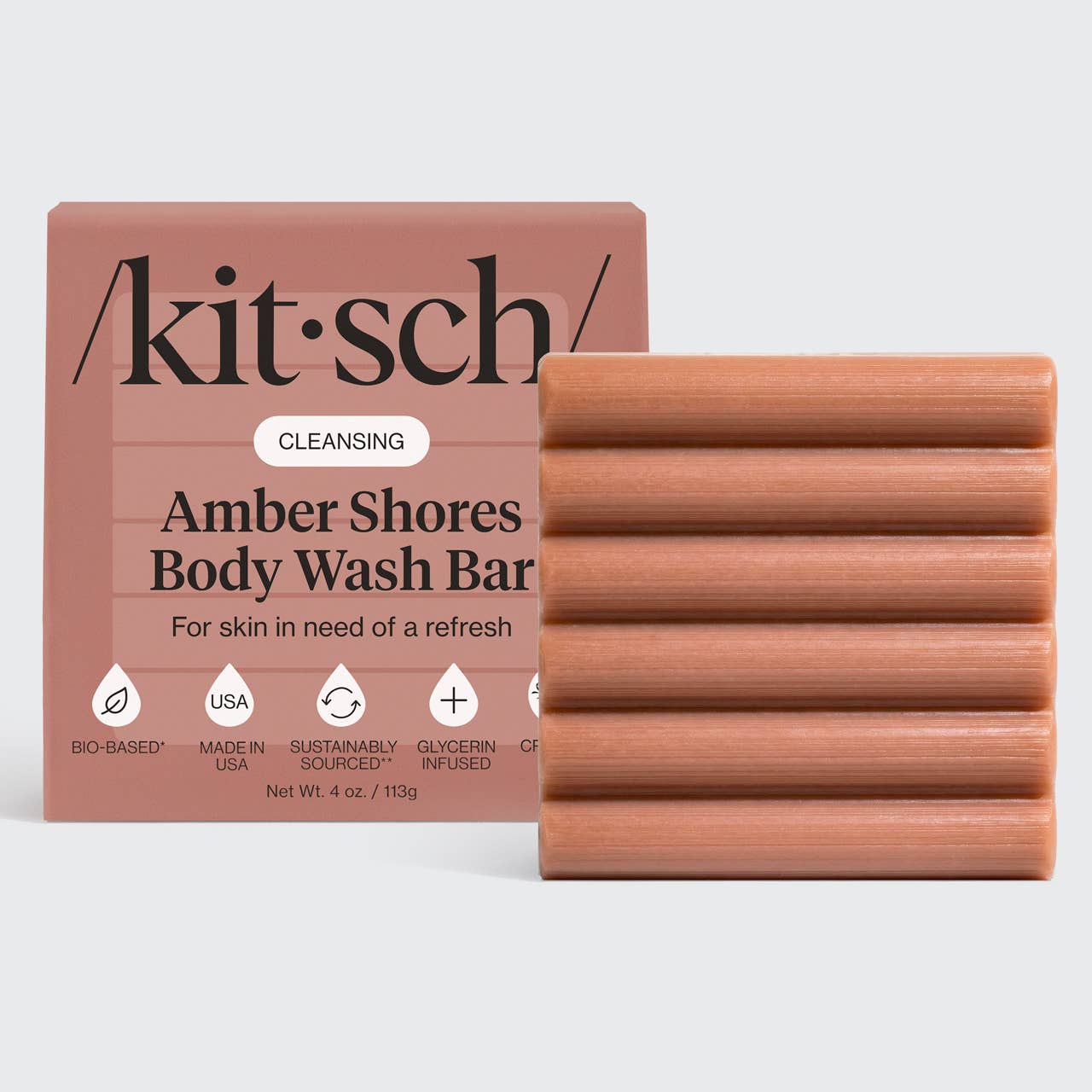 KITSCH - Cleansing Amber Shores Body Wash Bar