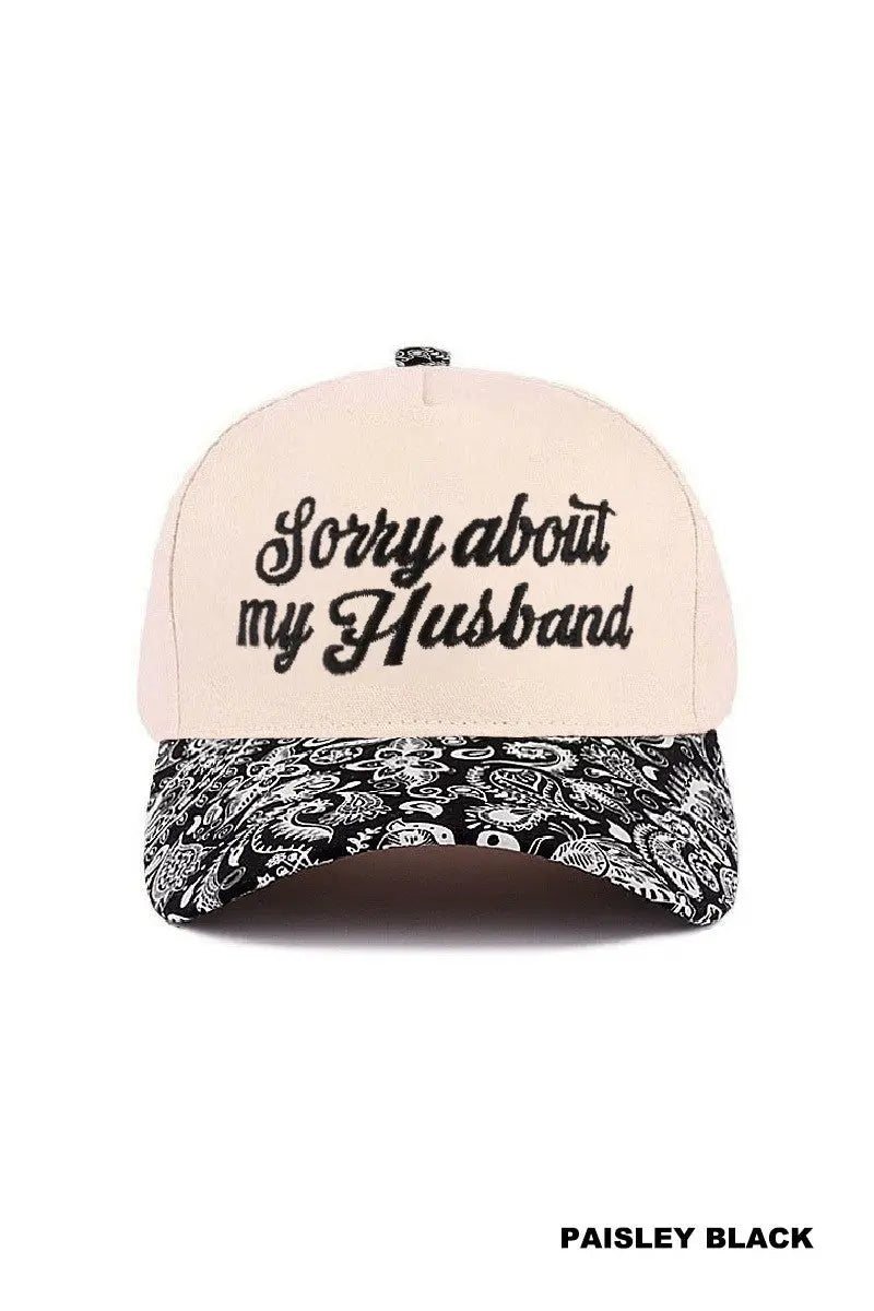 SORRY ABOUT MY HUSBAND HAT Zenana