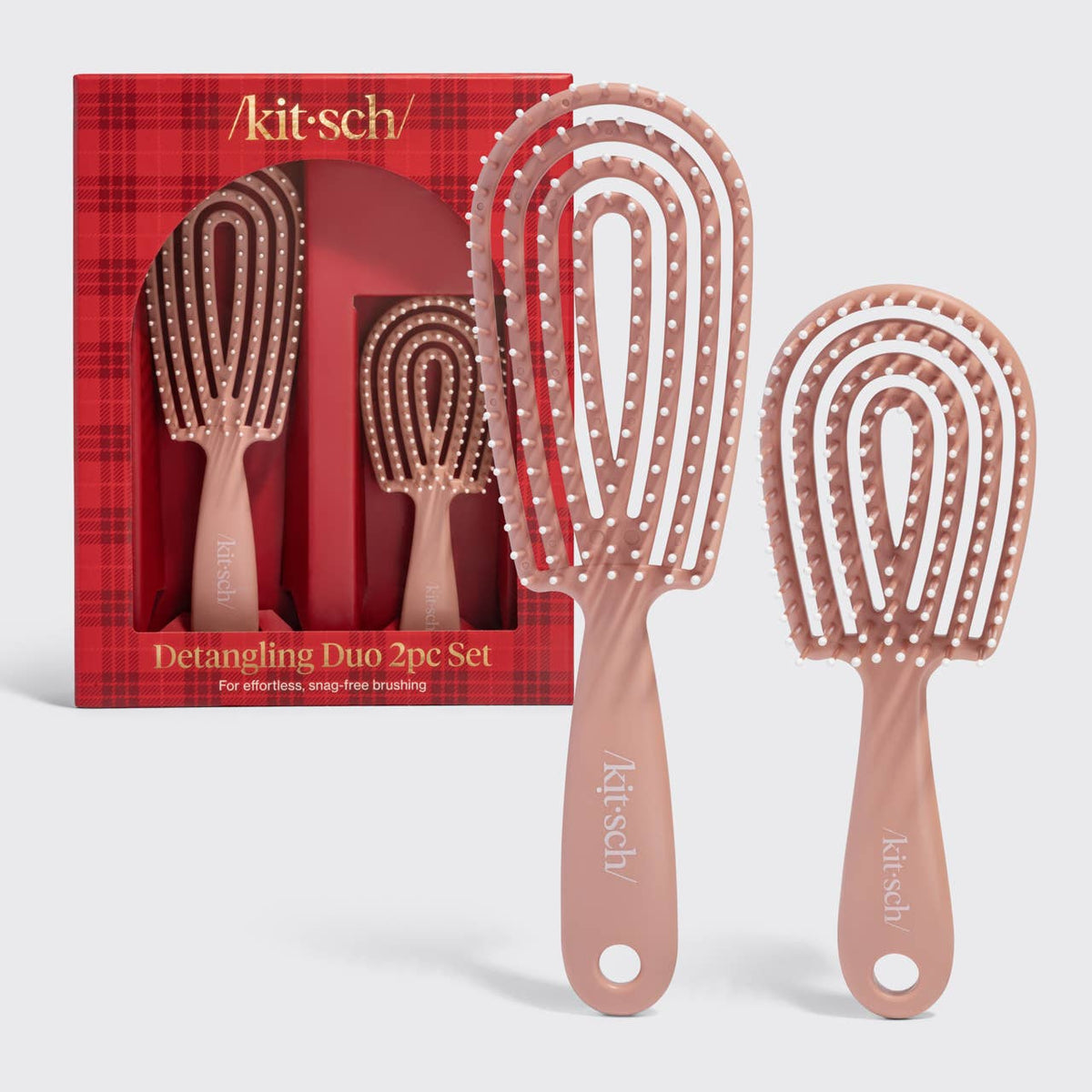 KITSCH - Kitsch Detangling Duo 2pc Set - Terracotta